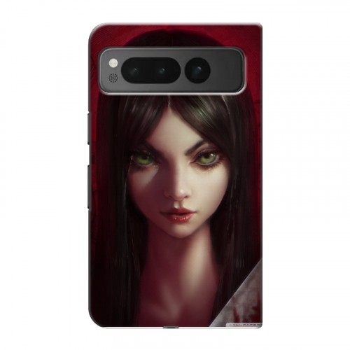 Дизайнерский пластиковый чехол для Google Pixel Fold Alice Madness Returns