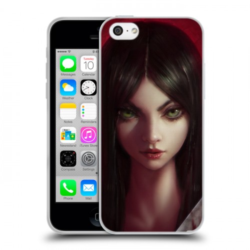 Дизайнерский пластиковый чехол для Iphone 5c Alice Madness Returns