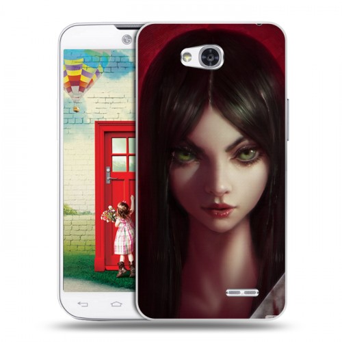 Дизайнерский пластиковый чехол для LG L80 Alice Madness Returns