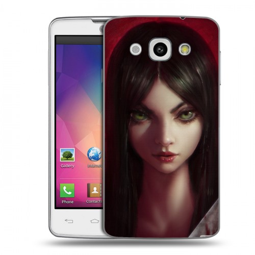 Дизайнерский пластиковый чехол для LG L60 Alice Madness Returns