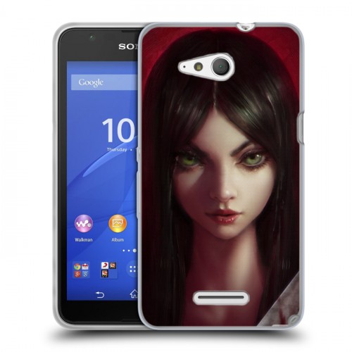 Дизайнерский пластиковый чехол для Sony Xperia E4g Alice Madness Returns