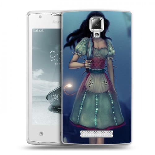 Дизайнерский пластиковый чехол для Lenovo A1000 Alice Madness Returns