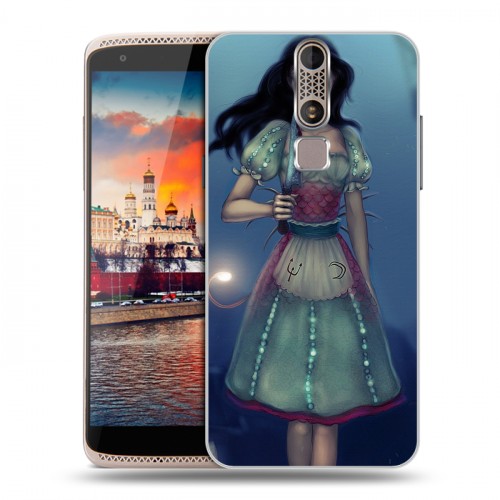 Дизайнерский пластиковый чехол для ZTE Axon Mini Alice Madness Returns