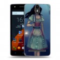 Дизайнерский силиконовый чехол для Wileyfox Storm Alice Madness Returns