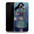 Дизайнерский пластиковый чехол для Samsung Galaxy C5 Alice Madness Returns