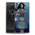 Дизайнерский пластиковый чехол для Sony Xperia XZs Alice Madness Returns