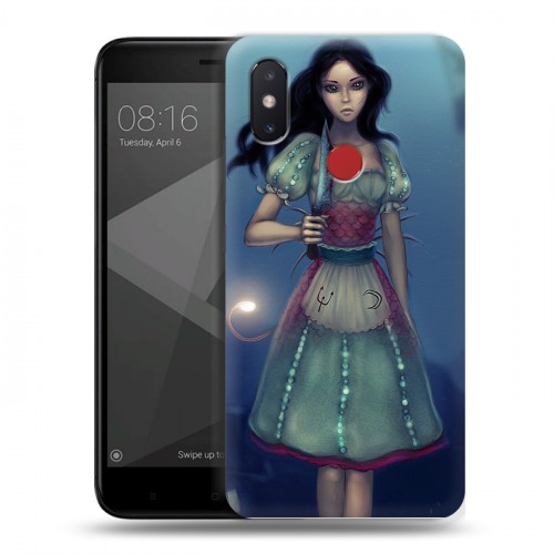 Дизайнерский пластиковый чехол для Xiaomi Mi8 SE Alice Madness Returns