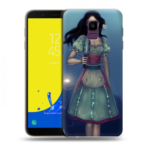 Дизайнерский пластиковый чехол для Samsung Galaxy J6 Alice Madness Returns