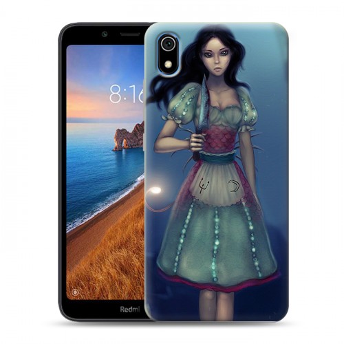 Дизайнерский силиконовый чехол для Xiaomi RedMi 7A Alice Madness Returns