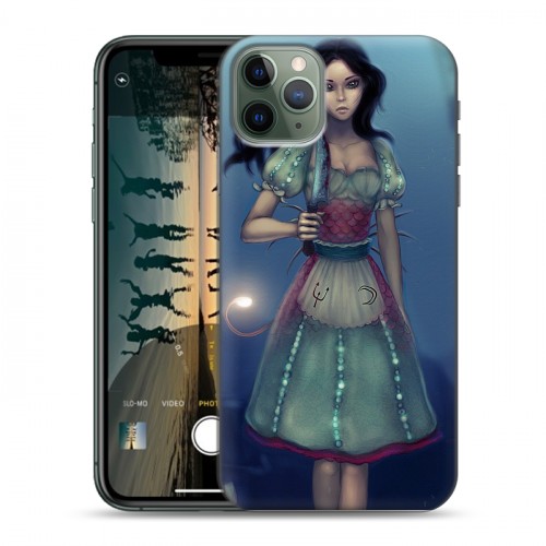 Дизайнерский пластиковый чехол для Iphone 11 Pro Alice Madness Returns