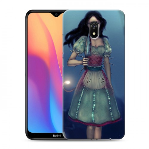 Дизайнерский силиконовый с усиленными углами чехол для Xiaomi RedMi 8A Alice Madness Returns