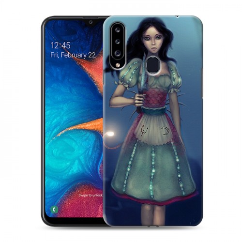 Дизайнерский пластиковый чехол для Samsung Galaxy A20s Alice Madness Returns