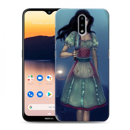 Дизайнерский пластиковый чехол для Nokia 2.3 Alice Madness Returns