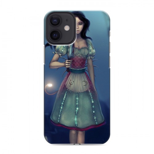 Дизайнерский силиконовый с усиленными углами чехол для Iphone 12 Mini Alice Madness Returns