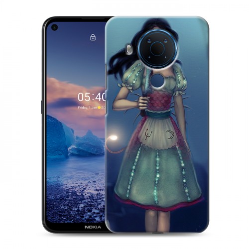 Дизайнерский силиконовый чехол для Nokia 5.4 Alice Madness Returns