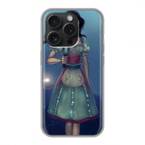 Дизайнерский силиконовый чехол для Iphone 15 Pro Alice Madness Returns