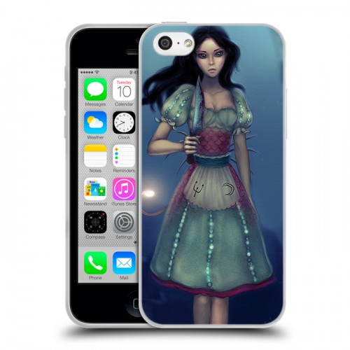 Дизайнерский пластиковый чехол для Iphone 5c Alice Madness Returns