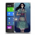 Дизайнерский силиконовый чехол для Nokia XL Alice Madness Returns