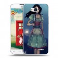 Дизайнерский пластиковый чехол для LG L80 Alice Madness Returns