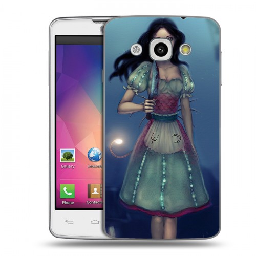 Дизайнерский пластиковый чехол для LG L60 Alice Madness Returns