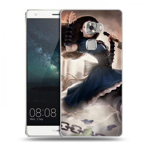 Дизайнерский пластиковый чехол для Huawei Mate S Alice Madness Returns