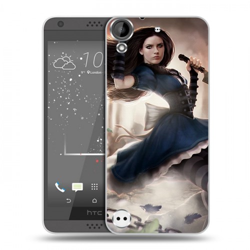 Дизайнерский пластиковый чехол для HTC Desire 530 Alice Madness Returns