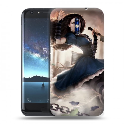 Дизайнерский силиконовый чехол для Doogee BL5000 Alice Madness Returns