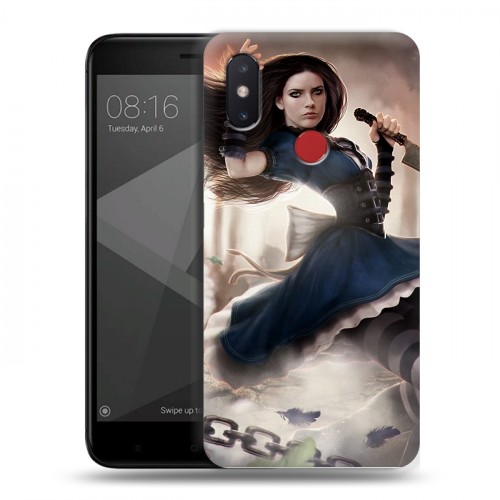 Дизайнерский пластиковый чехол для Xiaomi Mi8 SE Alice Madness Returns