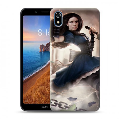 Дизайнерский силиконовый чехол для Xiaomi RedMi 7A Alice Madness Returns