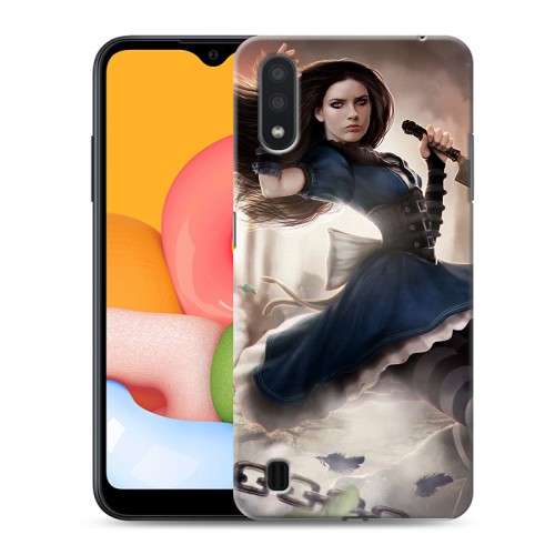 Дизайнерский силиконовый чехол для Samsung Galaxy M01 Alice Madness Returns