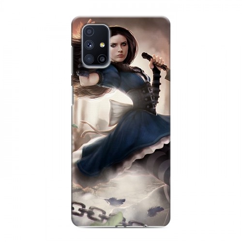 Дизайнерский пластиковый чехол для Samsung Galaxy M51 Alice Madness Returns