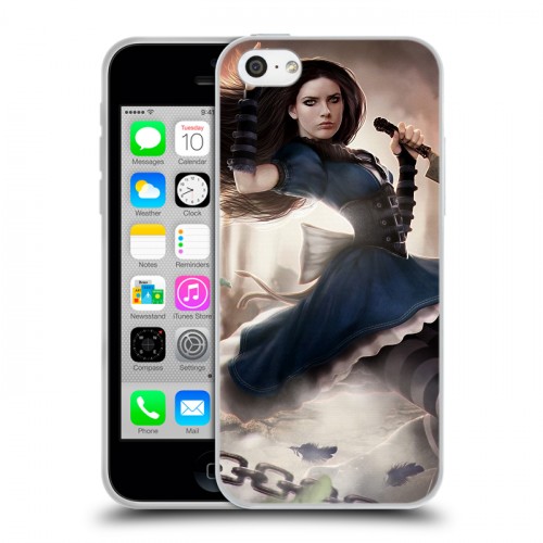 Дизайнерский пластиковый чехол для Iphone 5c Alice Madness Returns