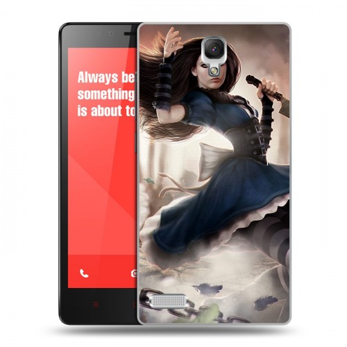 Дизайнерский пластиковый чехол для Xiaomi RedMi Note Alice Madness Returns