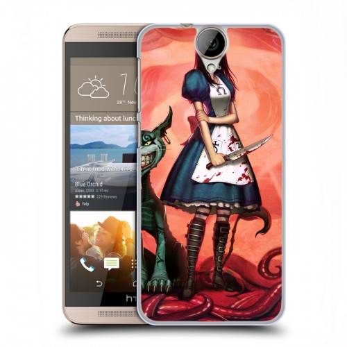 Дизайнерский пластиковый чехол для HTC One E9+ Alice Madness Returns