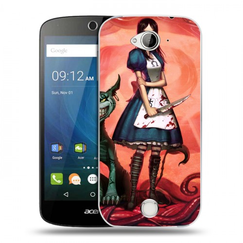 Дизайнерский силиконовый чехол для Acer Liquid Z530 Alice Madness Returns