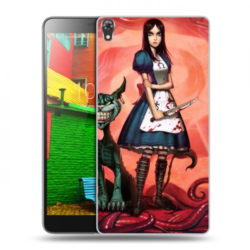 Дизайнерский силиконовый чехол для Lenovo Phab Alice Madness Returns