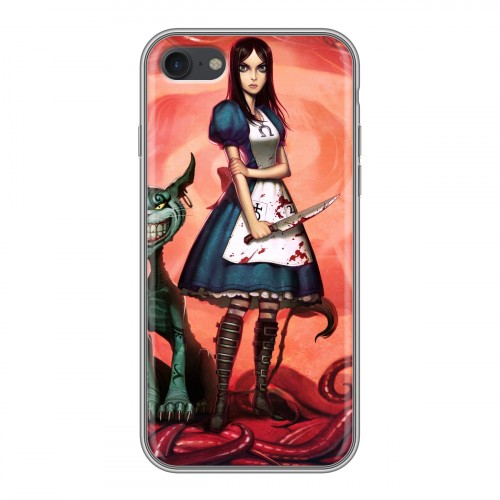 Дизайнерский силиконовый чехол для Iphone 7 Alice Madness Returns