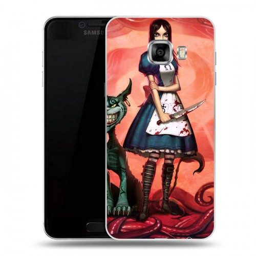 Дизайнерский пластиковый чехол для Samsung Galaxy C5 Alice Madness Returns