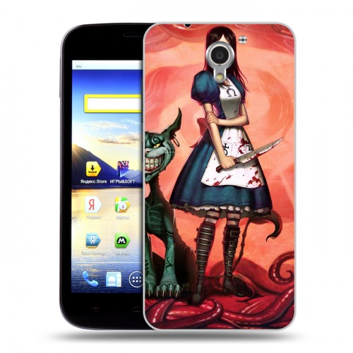 Дизайнерский пластиковый чехол для ZTE Blade A510 Alice Madness Returns