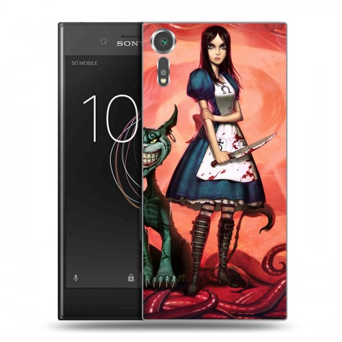 Дизайнерский пластиковый чехол для Sony Xperia XZs Alice Madness Returns