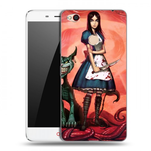 Дизайнерский пластиковый чехол для ZTE Nubia N1 Alice Madness Returns