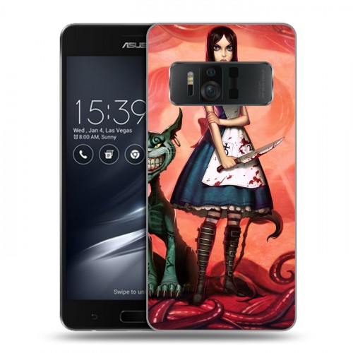 Дизайнерский силиконовый чехол для ASUS ZenFone AR Alice Madness Returns