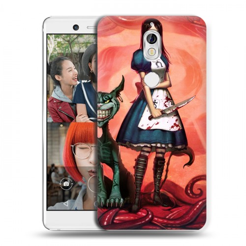 Дизайнерский пластиковый чехол для Nokia 7 Alice Madness Returns