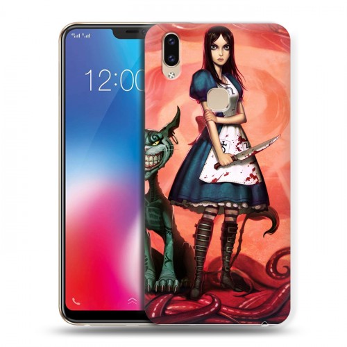 Дизайнерский пластиковый чехол для Vivo V9 Alice Madness Returns