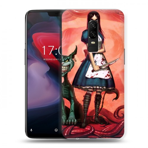 Дизайнерский пластиковый чехол для OnePlus 6 Alice Madness Returns