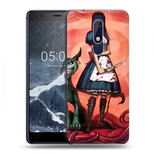 Дизайнерский пластиковый чехол для Nokia 5.1 Alice Madness Returns