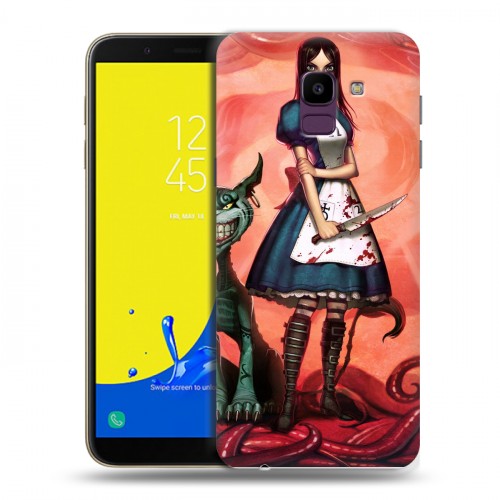 Дизайнерский пластиковый чехол для Samsung Galaxy J6 Alice Madness Returns