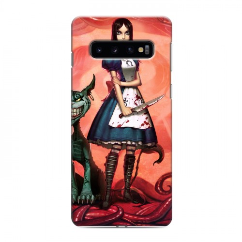 Дизайнерский силиконовый чехол для Samsung Galaxy S10 Alice Madness Returns