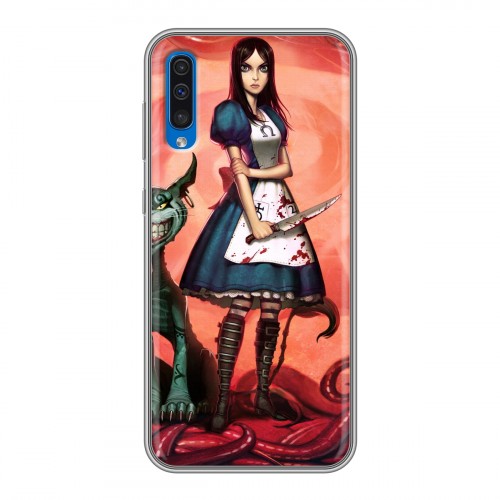 Дизайнерский силиконовый чехол для Samsung Galaxy A50 Alice Madness Returns