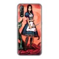 Дизайнерский силиконовый с усиленными углами чехол для Vivo V17 Neo Alice Madness Returns